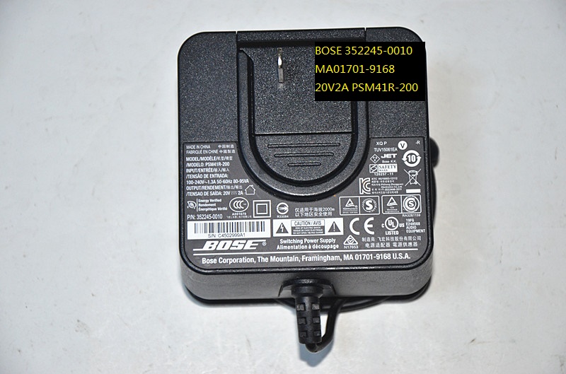 100% Brand New 95PS-030-1 BOSE AM306386-101-0B 20V 2A AC/DC ADAPTER POWER SUPPLY